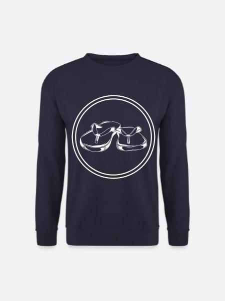 flip-flops icon - Unisex Sweatshirt - navy