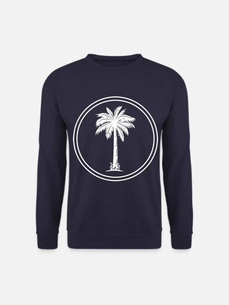 Palm Tree Icon - Unisex Sweatshirt - navy