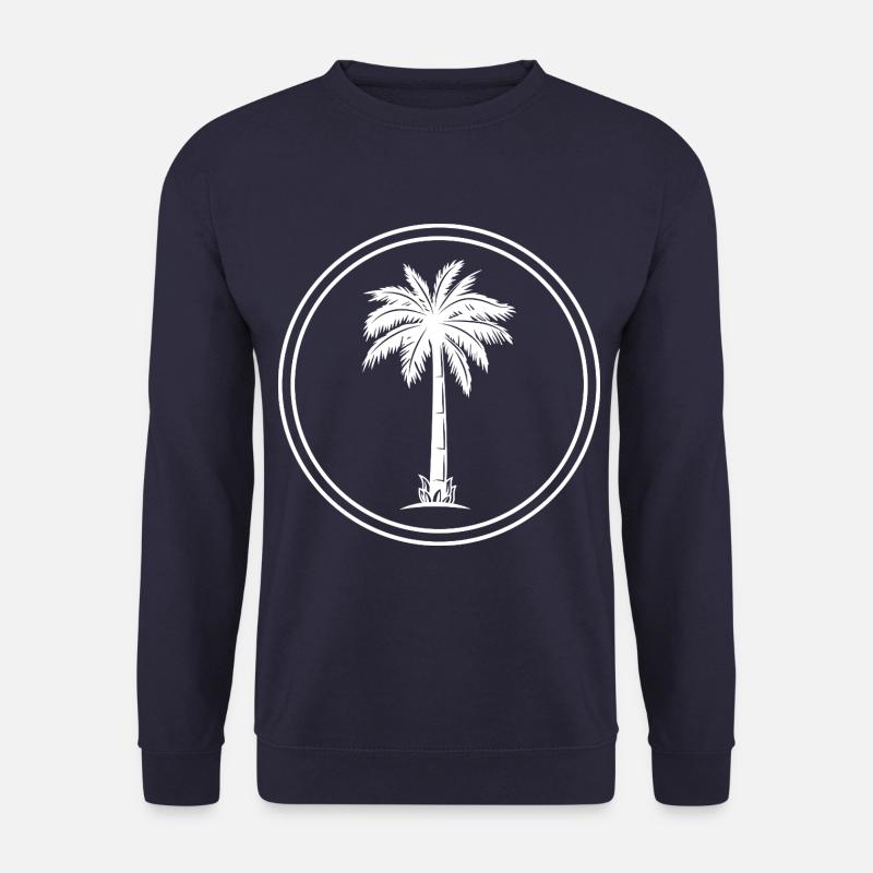 Icône de palmier - Sweat-shirt Unisexe - marine