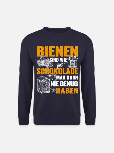 Nie genug Bienen leidenschaftlicher Imker Imkerei - Unisex Pullover - Navy
