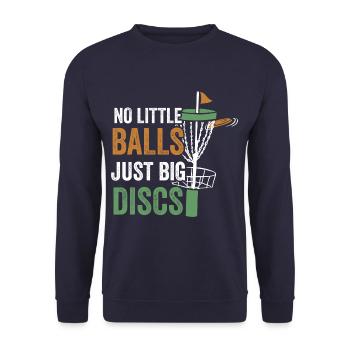 Just Big Discs Funny Disc Golf - Felpa unisex - navy - Fronte - Alina (178cm) & Michal (187cm)