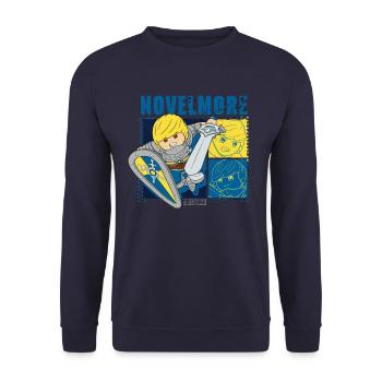 Playmobil Novelmore Prince Arwynn - Unisex Sweatshirt - navy - Front - Alina (178cm) & Michal (187cm)
