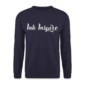 Ink Inspire - Sweat-shirt Unisexe - marine - Devant - Alina (178cm) & Michal (187cm)