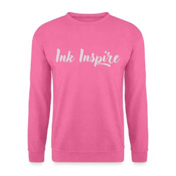 Ink Inspire - Sweat-shirt Unisexe - rose - Devant