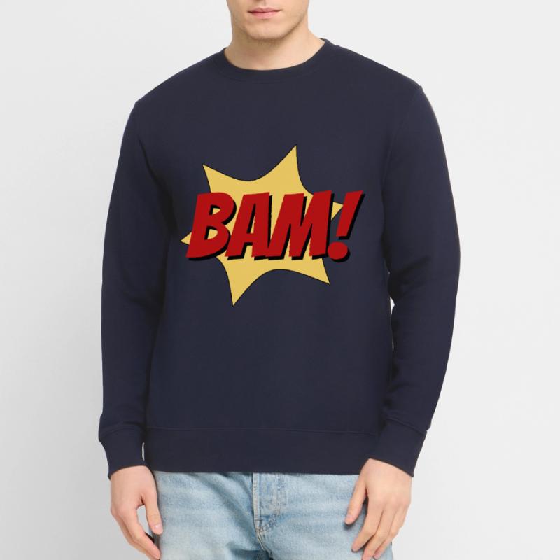 BAM Superheld Kampf Geräusch Comic fun Geschenk Unisex Pullover