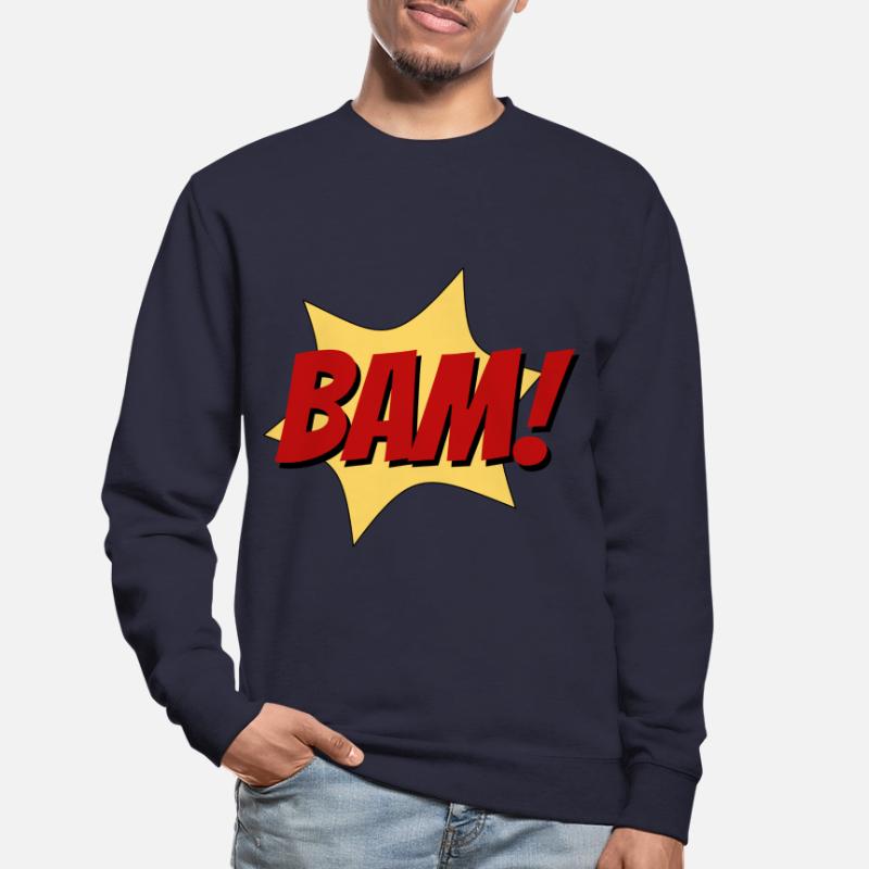 BAM Superheld Kampf Geräusch Comic fun Geschenk Unisex Pullover