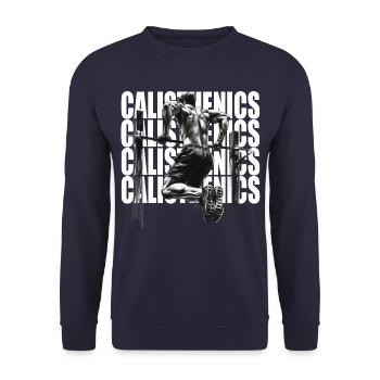 Callisthénie - Sweat-shirt Unisexe - marine - Devant - Alina (178cm) & Michal (187cm)