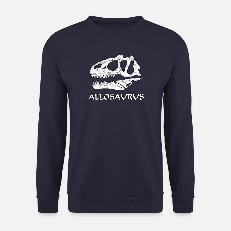 Allosaurus Fossil - Unisex Pullover - Navy