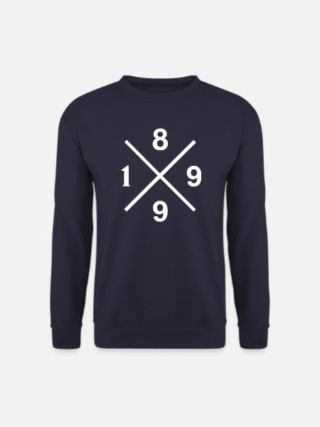 1899 Fan Fussball Hoodie, T-Shirt, Tasche, kissen - Unisex Pullover - Navy