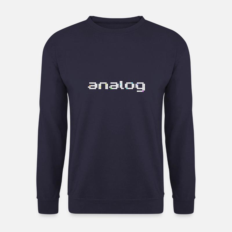 analog 2 white - Unisex Sweatshirt - navy