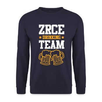 L’équipe Zrce Drinking - Sweat-shirt Unisexe - marine - Devant - Alina (178cm) & Michal (187cm)