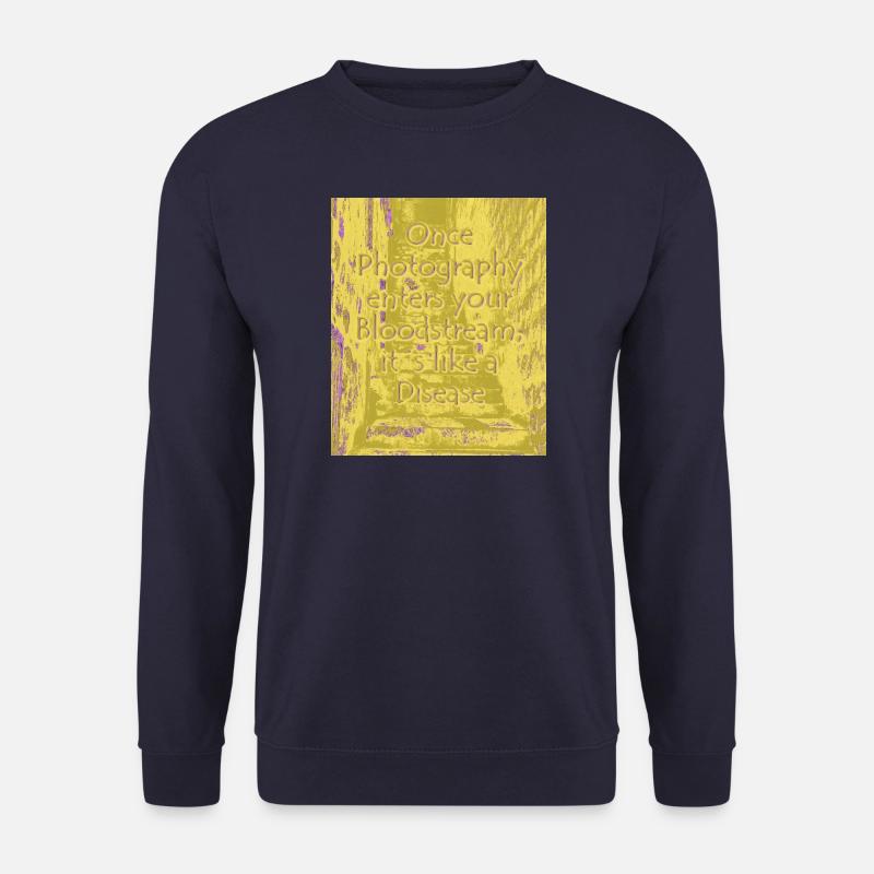 phtotography disease olive - Unisex Sweatshirt - navy