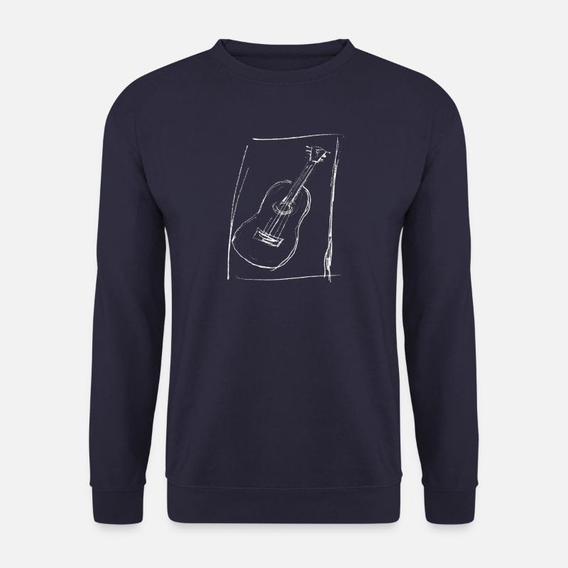 guitar for dark - Unisex Sweatshirt - navy