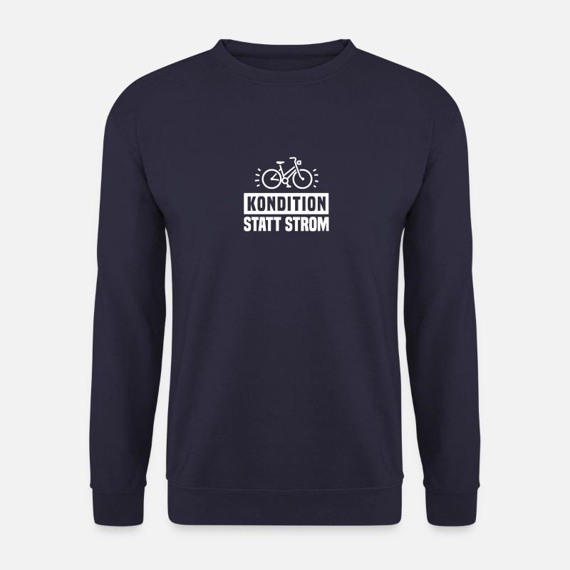 Kondition statt Strom - Unisex Pullover - Navy