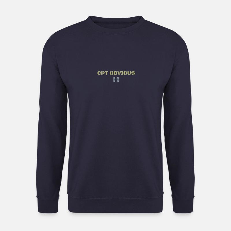 CPT CAPTAIN OBVIOUS - Unisex Pullover - Navy