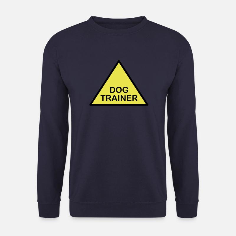 Triangle d’attention du dresseur de chiens - Sweat-shirt Unisexe - marine