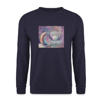 ARC EN CIEL - Sweat-shirt Unisexe - marine - Devant - Alina (178cm) & Michal (187cm)
