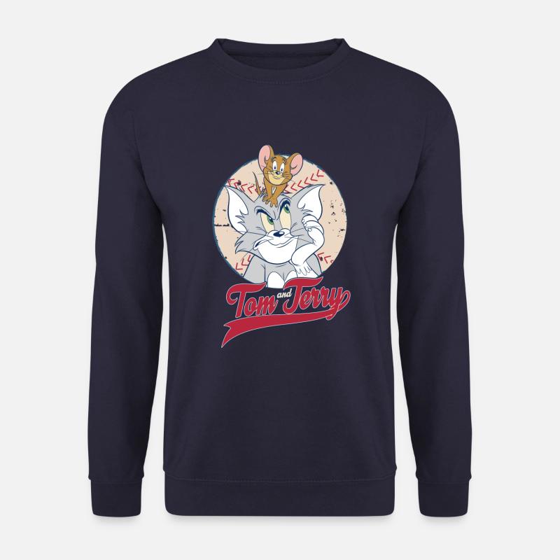 Tom and Jerry Baseball - Unisex sweater - marineblå