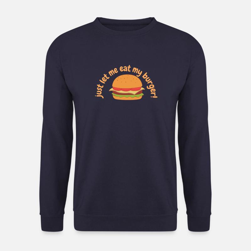 Burger - Unisex Sweatshirt - navy