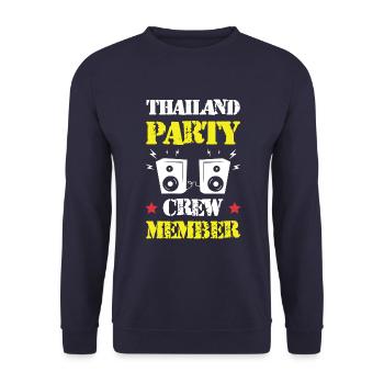 Thaïlande Party Crew - Sweat-shirt Unisexe - marine - Devant - Alina (178cm) & Michal (187cm)