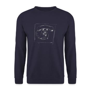 Telefon pour l’obscurité - Sweat-shirt Unisexe - marine - Devant - Alina (178cm) & Michal (187cm)