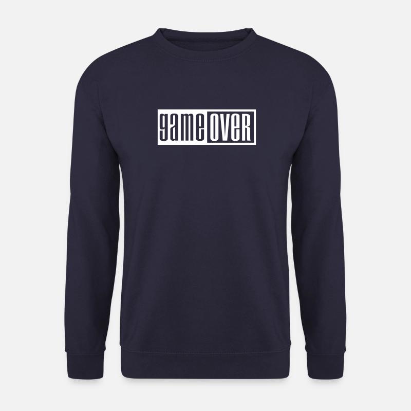 game over outline - Unisex Pullover - Navy