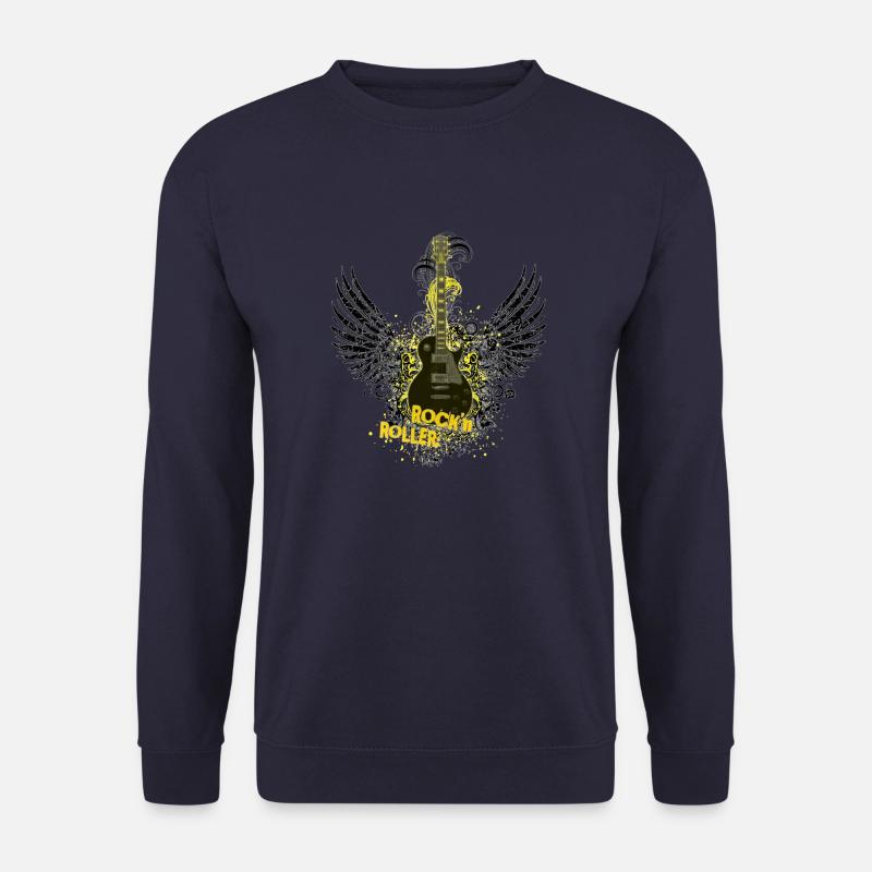 Rock'n Roller (guitar) 01 - Unisex Sweatshirt - navy