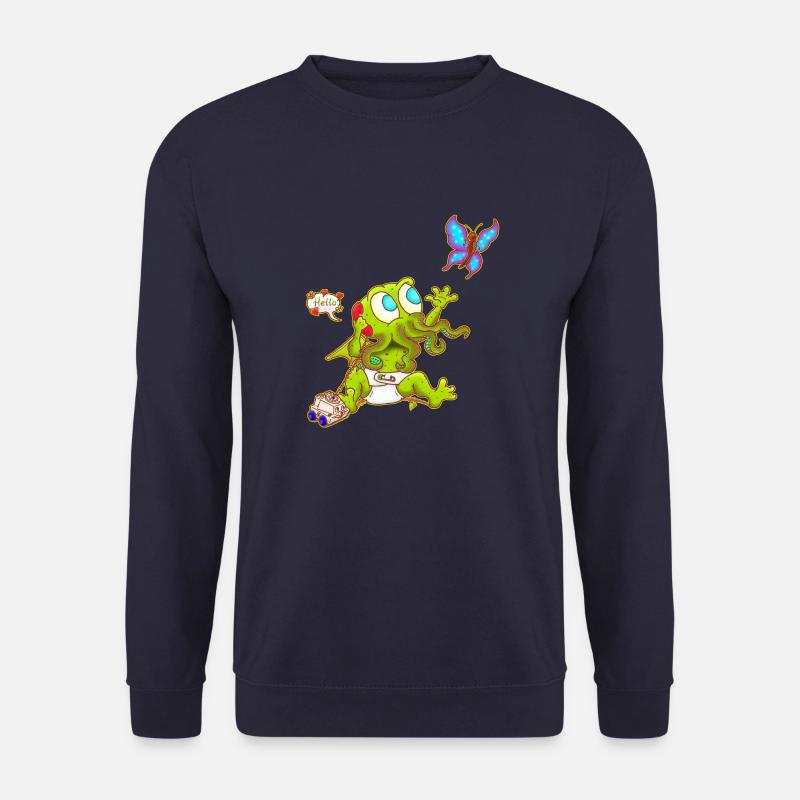 Der Anruf von nettem Hulhu ohne Text - Unisex Pullover - Navy