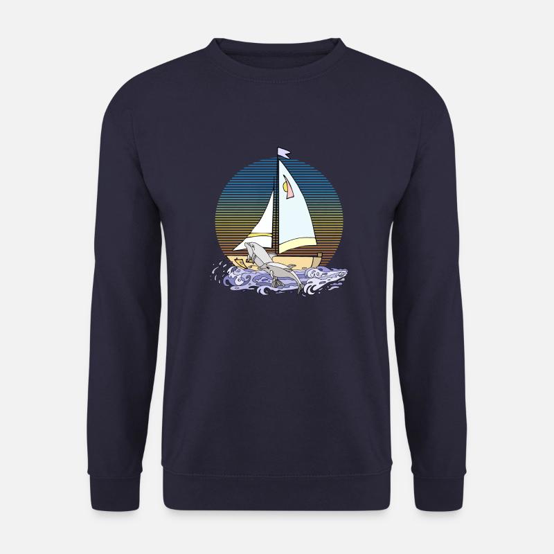Segelboot - Unisex Pullover - Navy