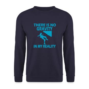 climbing - Unisex Pullover - Navy - Vorne - Alina (178cm) & Michal (187cm)