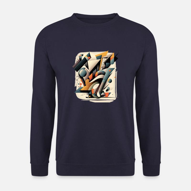 Abstract geometry - Unisex Sweatshirt - navy