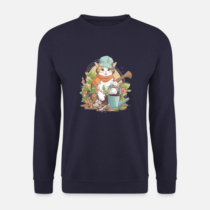 Kido die Gärtnerkatze - Unisex Pullover - Navy