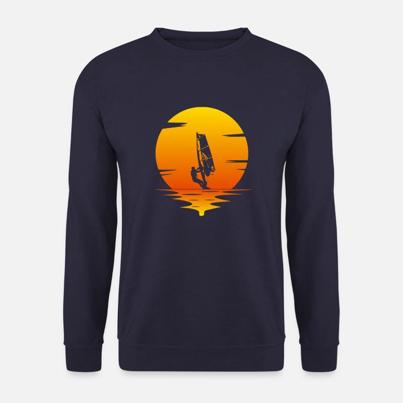 Windsurfen Sunset Surfen - Unisex Pullover - Navy