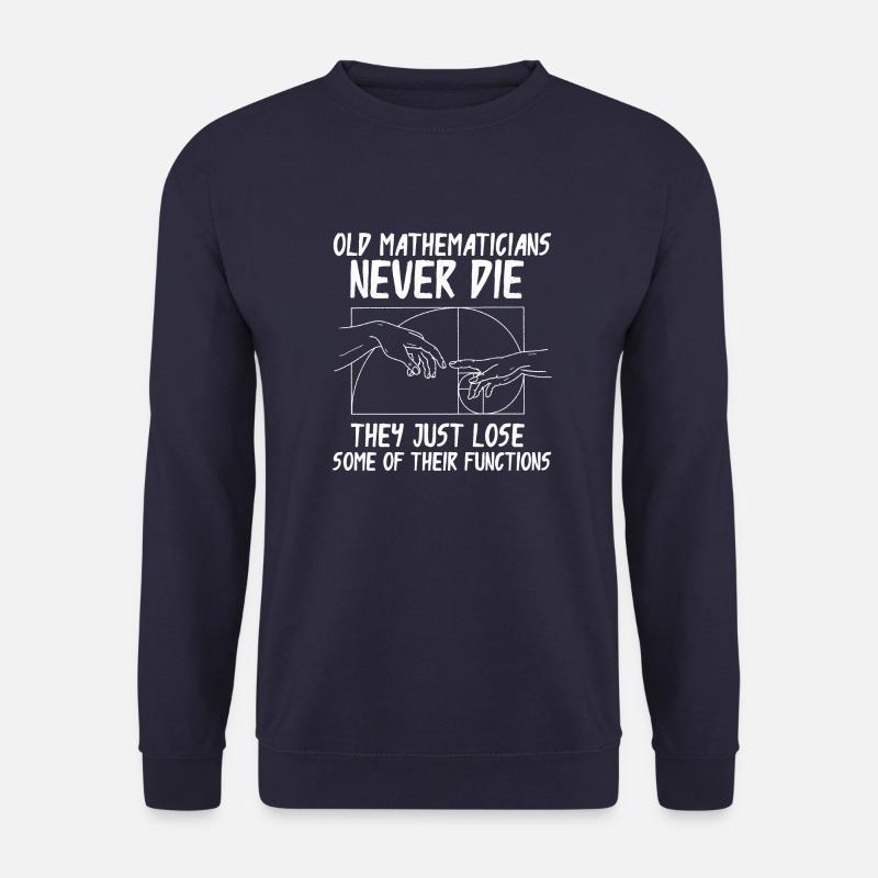 Fibonacci Geometry Math Golden Ratio - Unisex Sweatshirt - navy