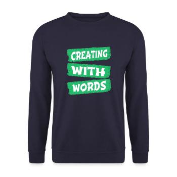 Processus créatif Bday Joke Projets créatifs - Sweat-shirt Unisexe - marine - Devant - Alina (178cm) & Michal (187cm)