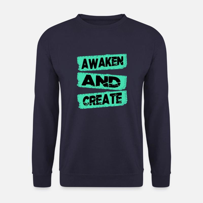 continuous innovation enlightenment - Unisex Pullover - Navy