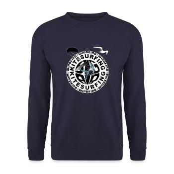 BigAir Windkind - Unisex Pullover - Navy - Vorne - Alina (178cm) & Michal (187cm)