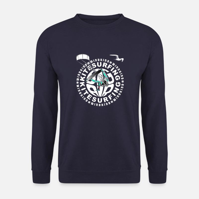 Kitesurfen Windkind - Unisex Pullover - Navy