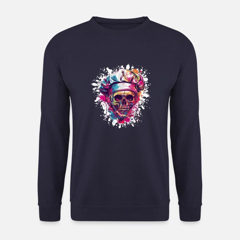 Chef Skull - Unisex Sweatshirt - navy