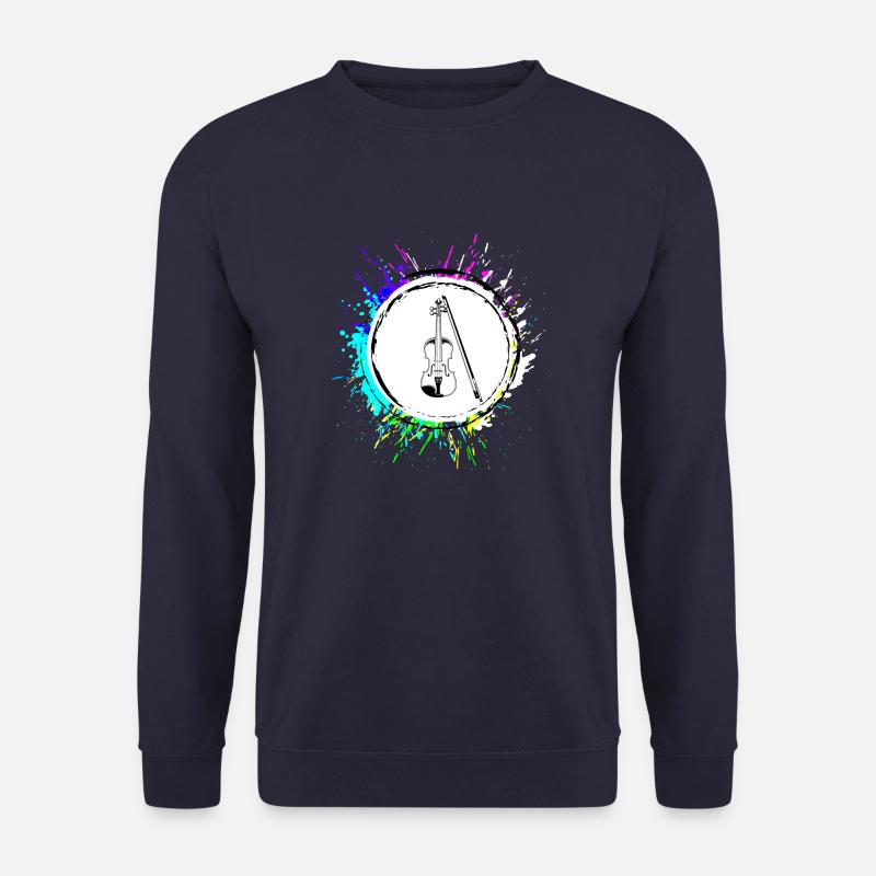 Fiddle icon icon - Unisex Sweatshirt - navy