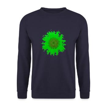 Sonnenblume - Sweat-shirt Unisexe - marine - Devant - Alina (178cm) & Michal (187cm)