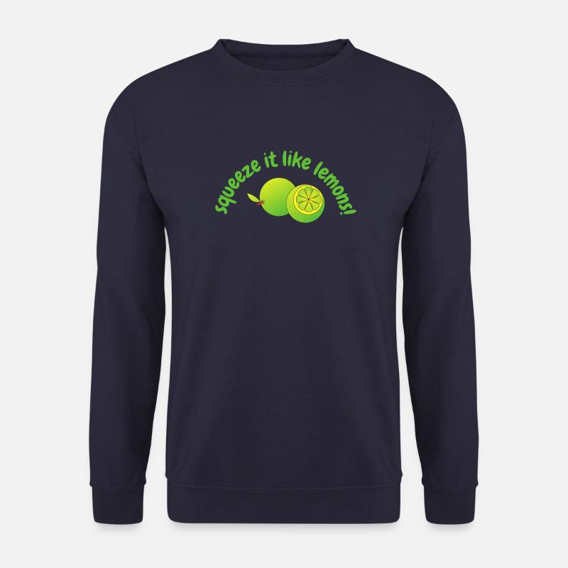 Lemons - Unisex Pullover - Navy