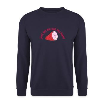Ham - Unisex Sweatshirt - navy - Front - Alina (178cm) & Michal (187cm)