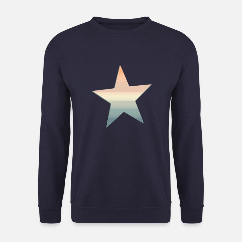 Farbiger Stern - Unisex Pullover - Navy