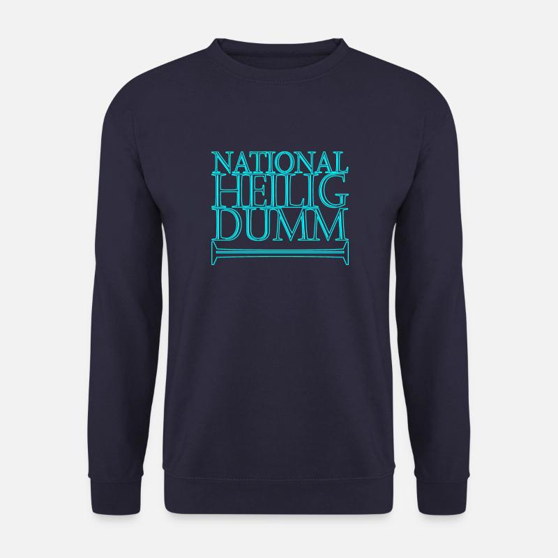 nationalheiligdumm turkis - Unisex Pullover - Navy