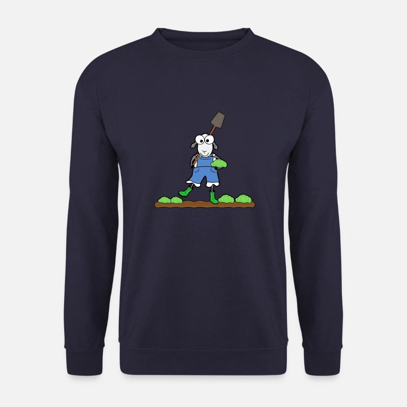 Schaf im Garten - Unisex Pullover - Navy