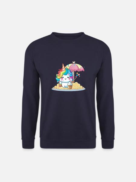 Magisches Einhorn - Sommer Edition - Unisex Pullover - Navy