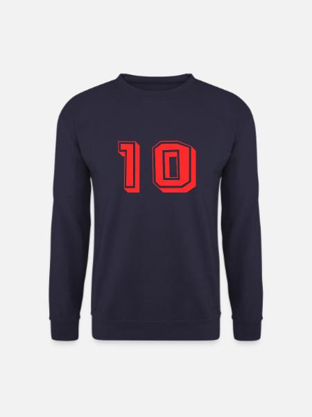 10. 10 JAHRE. 10-JÄHRIGES JUBILÄUM. 10-JÄHRIGES JUBILÄUM. - Unisex Pullover - Navy