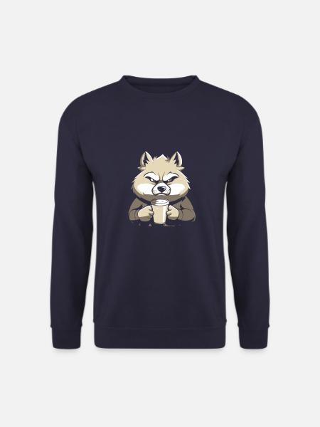 Wolf Kaffee - Unisex Pullover - Navy