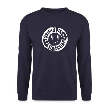Anonyme - Sweat-shirt Unisexe - marine - Devant - Alina (178cm) & Michal (187cm)
